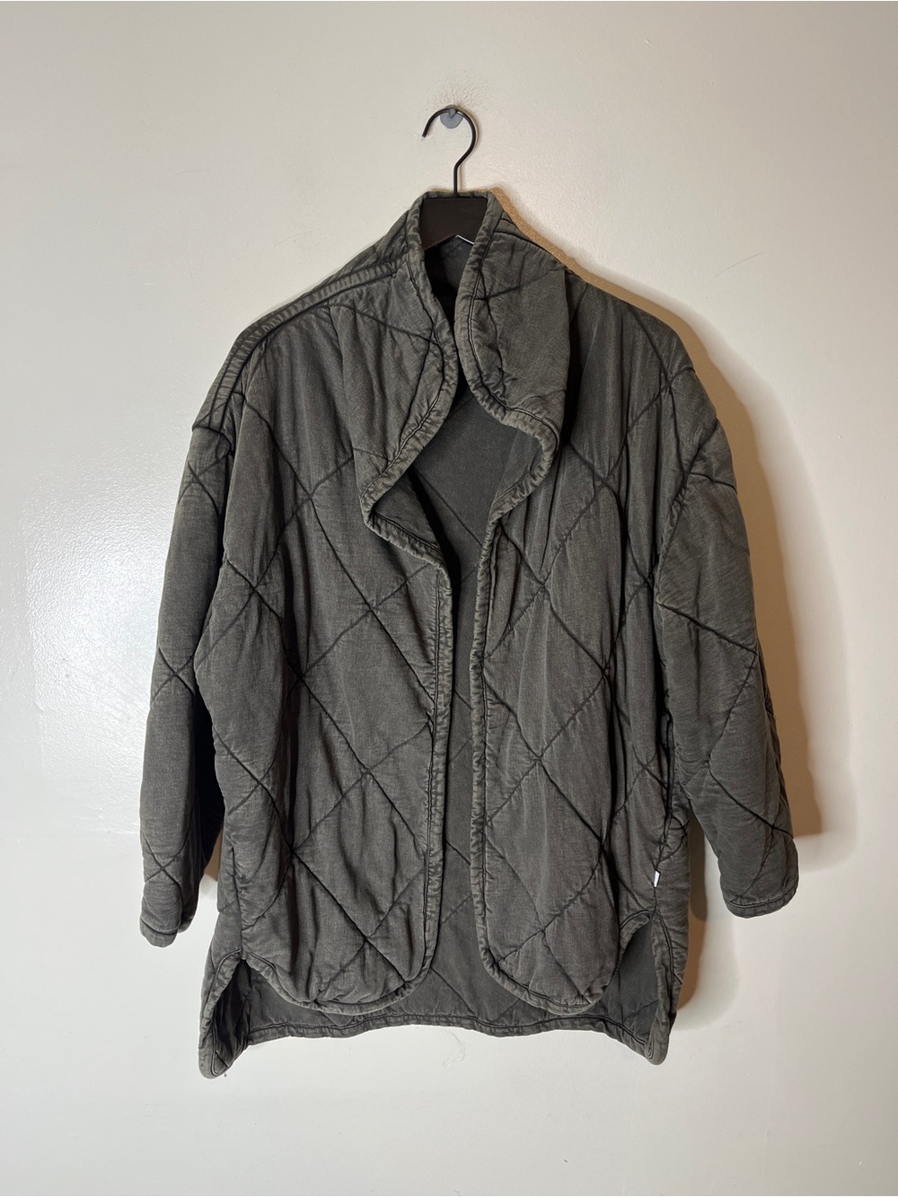 Urban outfitters out from under open front quilted jacket size XS womens